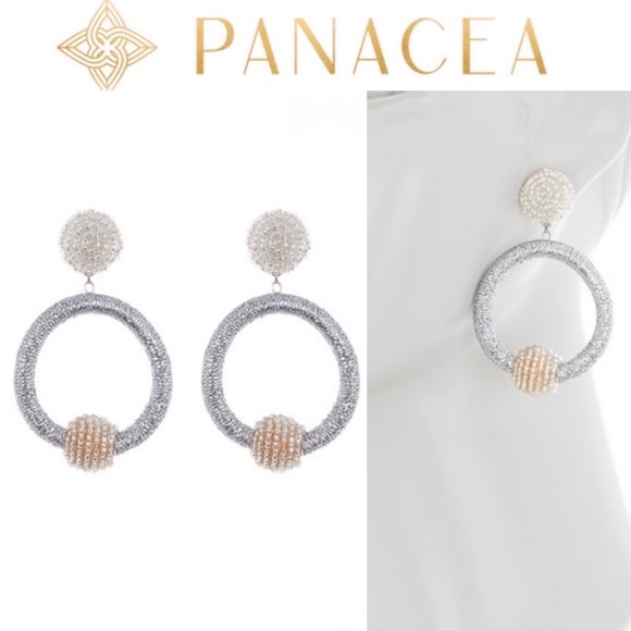 Panacea Wrapped Circle Hoop Earrings - Picture 1 of 2